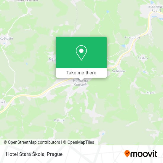 Hotel Stará Škola map