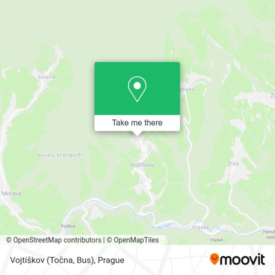 Vojtíškov (Točna, Bus) map