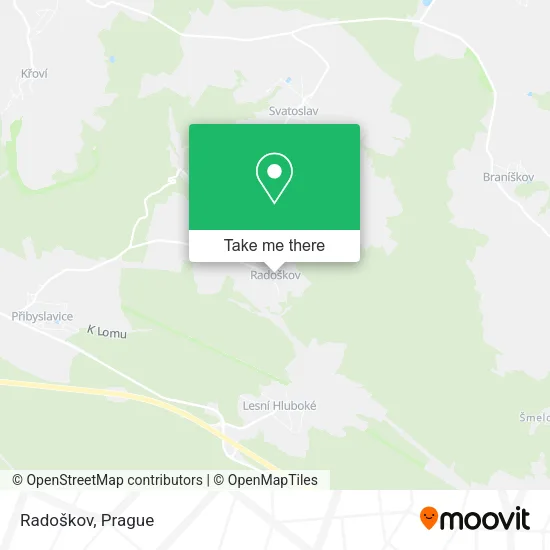 Карта Radoškov