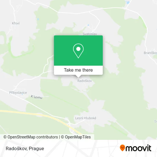 Карта Radoškov