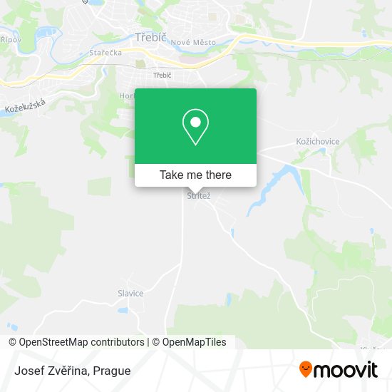 Josef Zvěřina map
