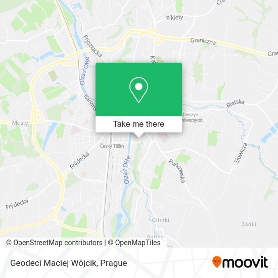 Geodeci Maciej Wójcik map
