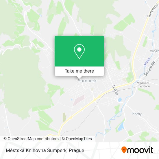 Městská Knihovna Šumperk map