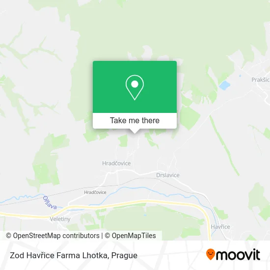 Карта Zod Havřice Farma Lhotka