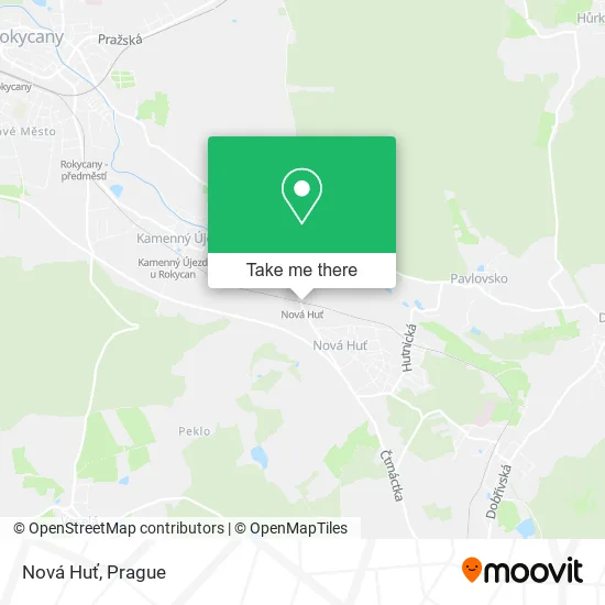 Карта Nová Huť