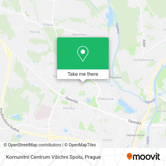 Komunitní Centrum Všichni Spolu map