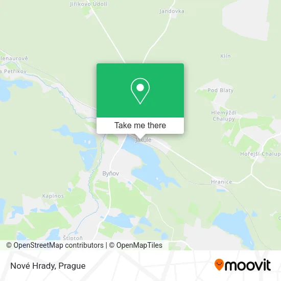 Карта Nové Hrady