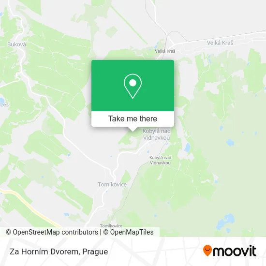 Карта Za Horním Dvorem