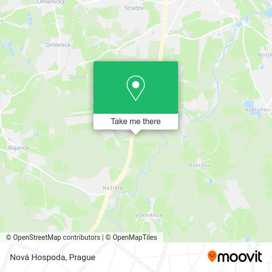 Карта Nová Hospoda