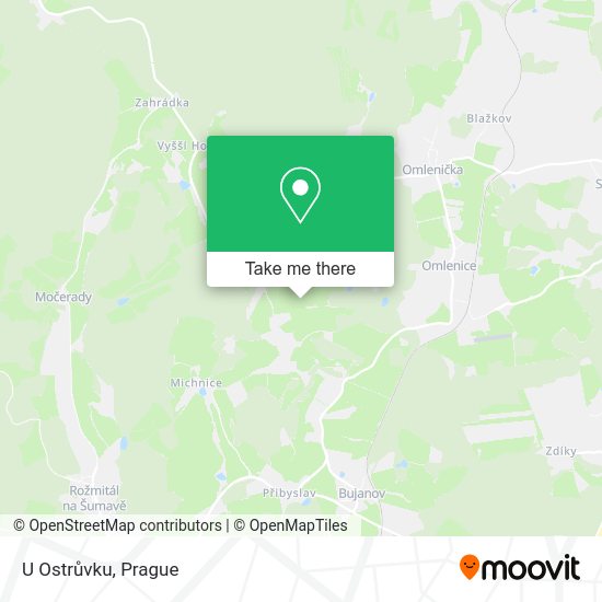 Карта U Ostrůvku