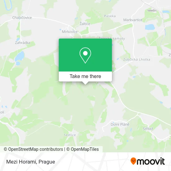 Карта Mezi Horami