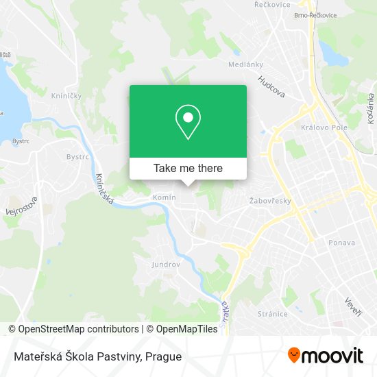 Mateřská Škola Pastviny map
