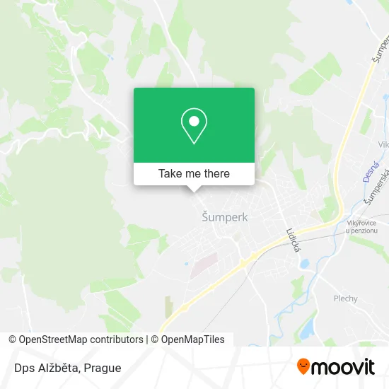 Карта Dps Alžběta