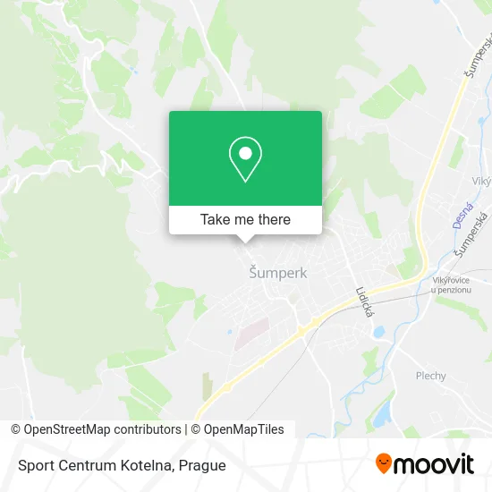 Карта Sport Centrum Kotelna