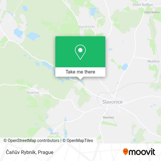 Čaňův Rybník map