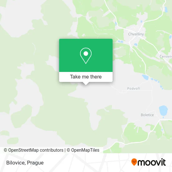 Карта Bílovice