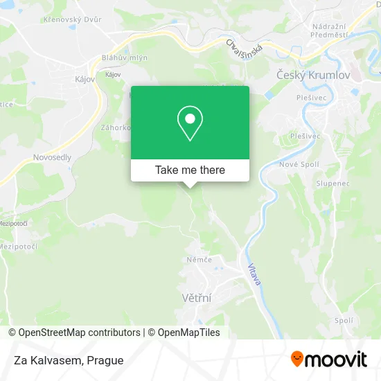 Карта Za Kalvasem