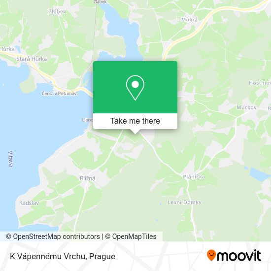 K Vápennému Vrchu map