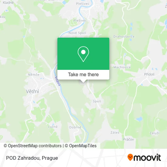 Карта POD Zahradou