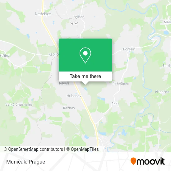 Карта Muničák