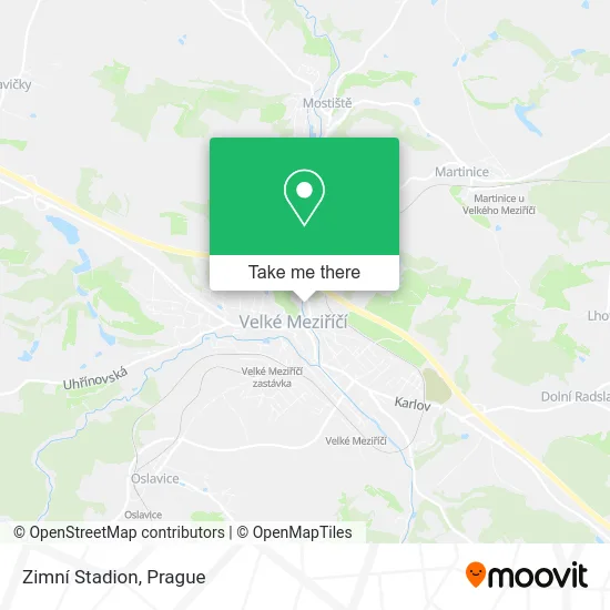 Zimní Stadion map