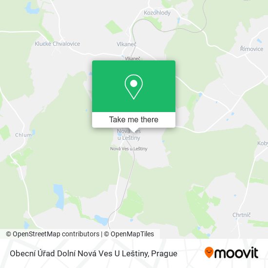 Obecní Úřad Dolní ‎Nová Ves U Leštiny map