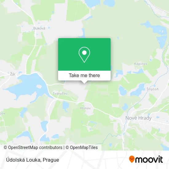 Карта Údolská Louka