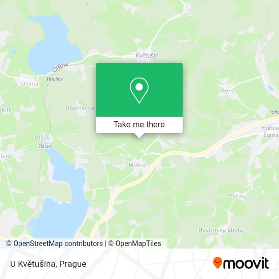 U Květušína map