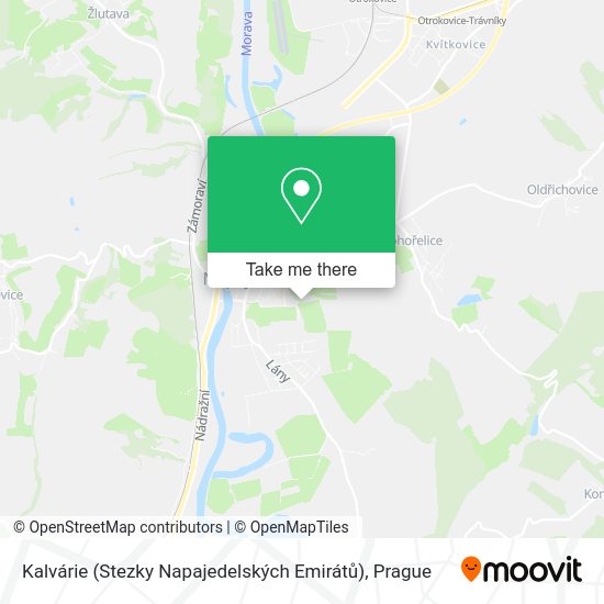 Kalvárie (Stezky Napajedelských Emirátů) map