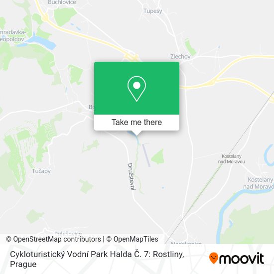 Cykloturistický Vodní Park Halda Č. 7: Rostliny map