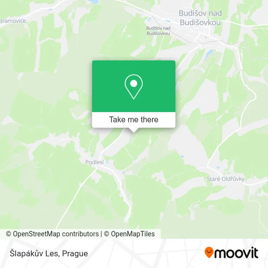 Карта Šlapákův Les