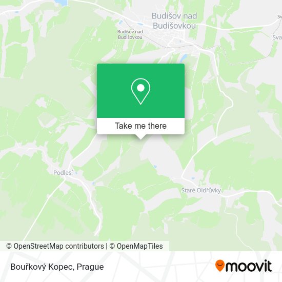 Bouřkový Kopec map