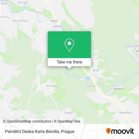 Pamětní Deska Karla Bendla map