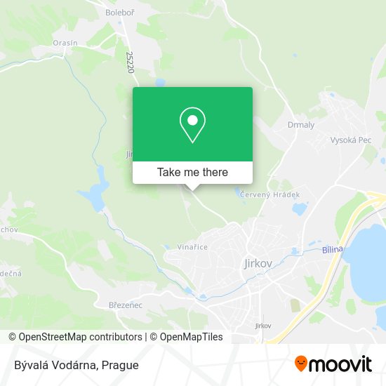 Bývalá Vodárna map