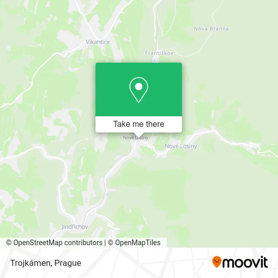 Карта Trojkámen