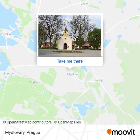 Карта Mydlovary