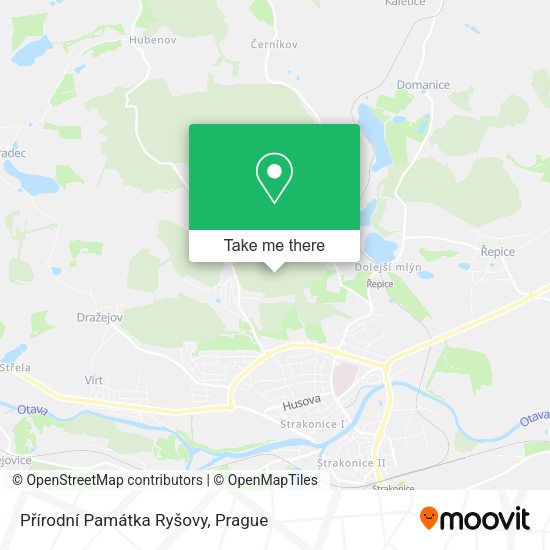 Přírodní Památka Ryšovy map