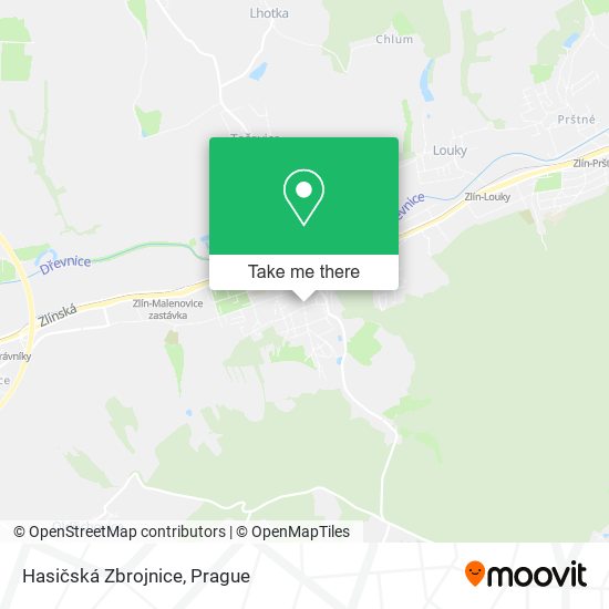 Hasičská Zbrojnice map