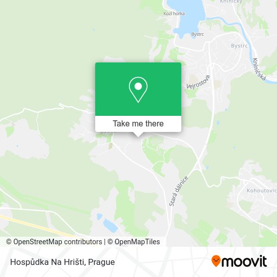 Hospůdka Na Hrišti map