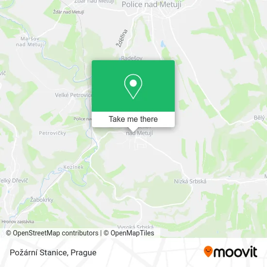 Карта Požární Stanice