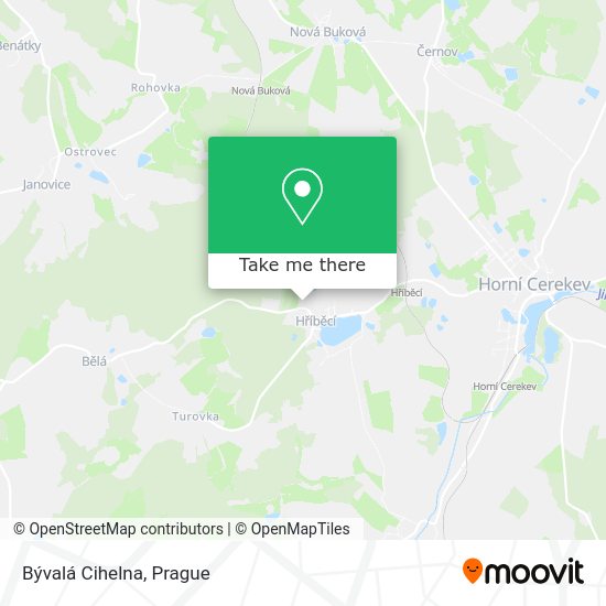 Bývalá Cihelna map