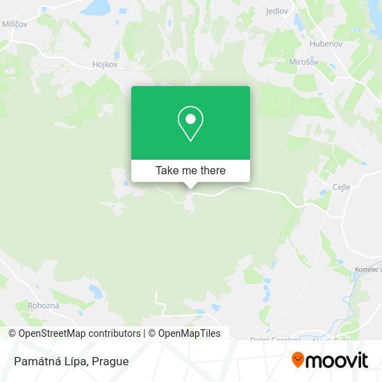 Památná Lípa map
