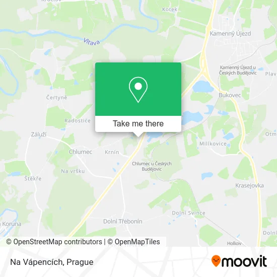 Карта Na Vápencích
