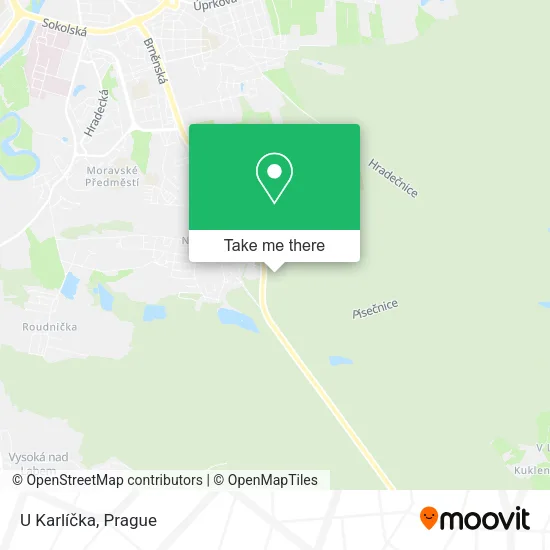 Карта U Karlíčka