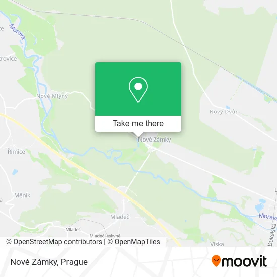 Карта Nové Zámky