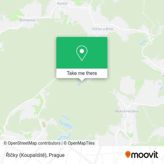Říčky (Koupaliště) map
