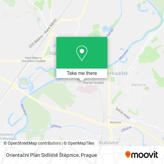Orientační Plán Sídliště Štěpnice map