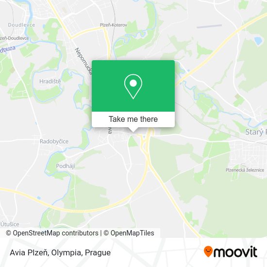 Avia Plzeň, Olympia map