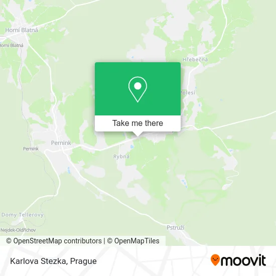 Карта Karlova Stezka