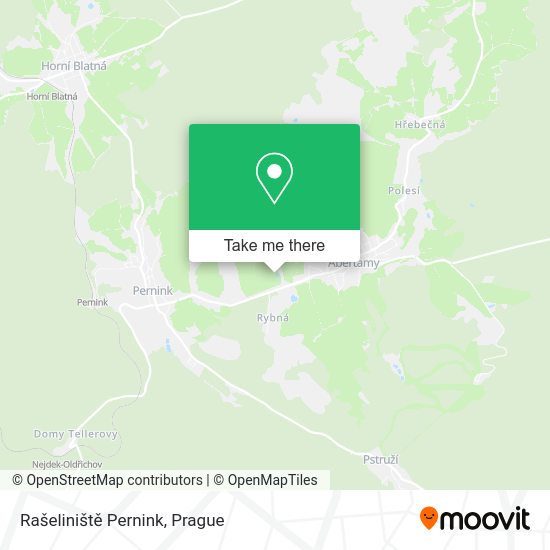 Rašeliniště Pernink map